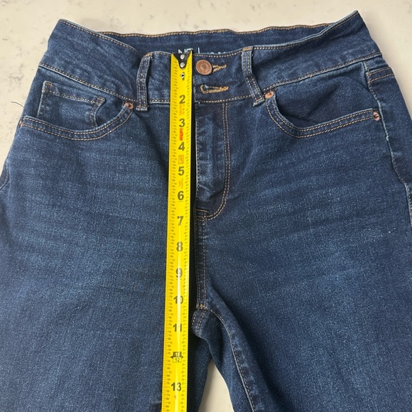 No Boundaries Women's Dark Blue Flare Jeans - Picture 6 of 12